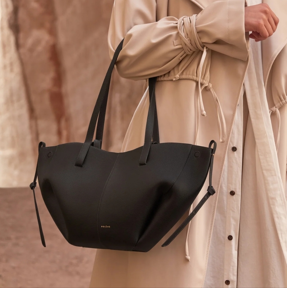 Polene Cyme Mini Textured Black - Picture 4 of 16